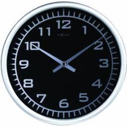 Blacky wandklok zwart - NeXtime