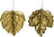 Bladeren plc l11b12h3.90 cm goud a2 kerst