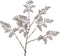 Bladtak glitter l133 cm tiffany