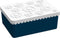 Blafre Lunchbox/Brooddoos Flower - Wit/Blauw