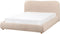 BLAGNAC - Bed met opbergruimte - Beige - 160 x 200 cm - Bouclé