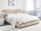 BLAGNAC - Bed met opbergruimte - Beige - 180 x 200 cm - Bouclé