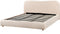 BLAGNAC - Bed met opbergruimte - Lichtbeige - 180 x 200 cm - Bouclé