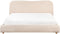 BLAGNAC - Bed met opbergruimte - Lichtbeige - 180 x 200 cm - Bouclé