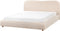 BLAGNAC - Bed met opbergruimte - Lichtbeige - 180 x 200 cm - Bouclé
