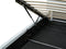 BLAGNAC - Bed met opbergruimte - Lichtgrijs - 180 x 200 cm - Stof