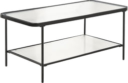 BLAIR - Salontafel - Zwart - Veiligheidsglas