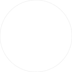 Blanco muurcirkel wit 2 stuks 20 cm / Dibond