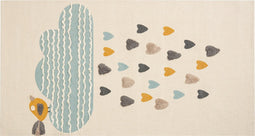 BLANG - Vloerkleed - Meerkleurig - Katoen