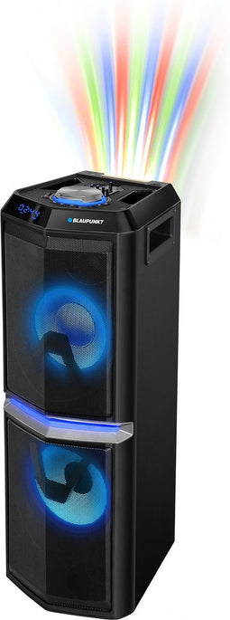 Blaupunkt - Draagbare luidspreker / 1200 W / afstandsbediening /Karaoke functie Disco verlichting