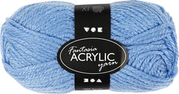 Blauw acryl garen 80 meter