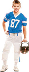 Blauw American Football kostuum voor jongens - Verkleedkleding