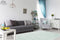Blauw vloerkleed - 120x170 cm - Effen - Modern Modern