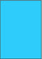 Blauwe A4 etiketten 210 x 297 mm (100 vel)