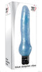 Blauwe glitter vibrerende dildo