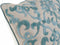 Blauwe Kussenhoes Bank (50 x 1 x 50 cm)
