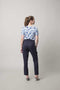 Blauwe pantalon broek van Tencel.