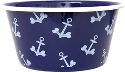 Blauwe voerbak met ankers - BATELA
