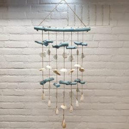 BLAUWE WINDCHIME SCHELPEN - PARLANE