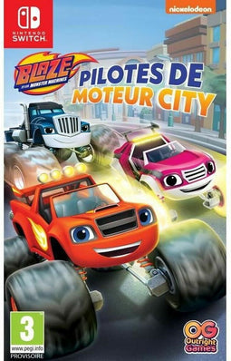 Blaze and the Monster Machines: City Motor Drivers Switch Game