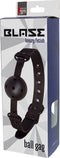 Blaze Ball Gag With Painting Edge Black