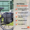 New Looxs ® Odense Double - Fietstassen Dubbel - Bevestiging met Riempjes - Geschikt voor Elektrische Fietsen - 39 Liter - Donkerblauw