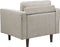 NURMO - Woonkamer set 3-zits - Taupe - Polyester