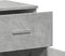 vidaXL - Dressoir - 79x38x80 - cm - bewerkt - hout - betongrijs