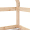 vidaXL - Kinderbedframe - met - lades - 70x140 - cm - massief - grenenhout