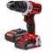 Einhell TE-CD 18/2 - Draadloze Klopboormachine - 2 versnellingen 44 Nm - (2x2.0Ah)