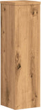 vidaXL - Plantenstandaards - 2 - st - 17x17x60 - cm - hout - artisanaal - eikenkleurig