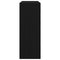 vidaXL - Consoletafel - Zwart - Eiken - 105x30x80 - cm - Geengineerd - Hout