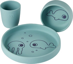 Done by Deer Sea Friends Dinerset Blue