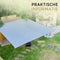 O'DADDY® Schaduwdoek 5x5m - Zonnezeil - UV30 Zonwering - Donkergrijs