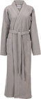 Heckettlane Badjas Wafel - Unisex Ochtendjas van Katoen - GSM 450 - Grijs