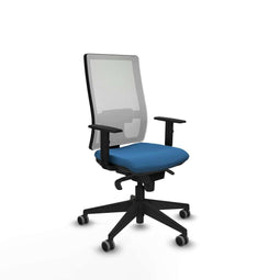 Piqueras y Crespo 1D066G0 - Bureaustoel - Verstelbare hoogte met armleuning - Licht Blauw