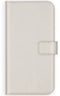 Selencia Galaxy S21 Plus - Echt Lederen Bookcase - Ruimte voor 3 pasjes - Lichtgrijs