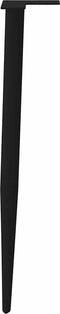vidaXL - Salontafelpoten - conische - vorm - 4 - st - 72-73 - cm - staal - zwart