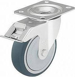 Blickle LE-PTH 125K-FI Zwenkwiel met rem Wieldiameter: 125 mm Draagvermogen (max.): 150 kg 1 stuk(s)