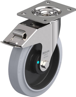 Blickle LEX-POEV 200KAD-FI-SG (LEX-POEV 200KD-FI-SG) Zwenkwiel met rem Wieldiameter: 200 mm Draagvermogen (max.): 300 k