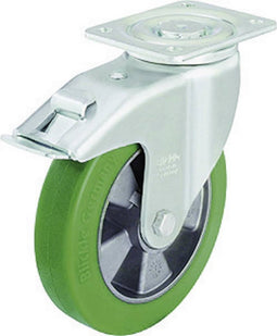 Blickle LH-ALST 100K-1-FI Zwenkwiel met rem Wieldiameter: 100 mm Draagvermogen (max.): 320 kg 1 stuk(s)