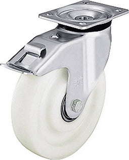 Blickle LK-SPO 125K-3-FI Zwenkwiel met rem Wieldiameter: 125 mm Draagvermogen (max.): 350 kg 1 stuk(s)