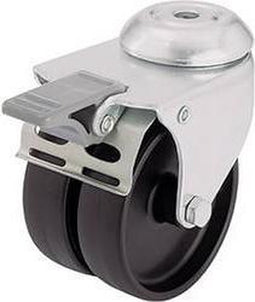Blickle LMDA-POA 75G-FI Dubbel zwenkwiel Wieldiameter: 75 mm Draagvermogen (max.): 100 kg 1 stuk(s)