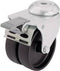 Blickle LMDA-POA 75G-FI Dubbel zwenkwiel Wieldiameter: 75 mm Draagvermogen (max.): 100 kg 1 stuk(s)