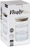 Blik Bruin Transparant Bamboe Borosilicaatglas (1200 ml)
