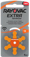 blister - Rayovac Extra Advanced -13 - oranje