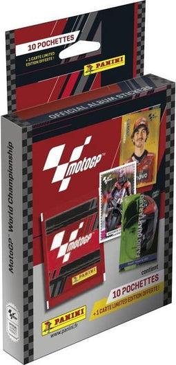 Blisterverpakking met 10 zakken + kaart in beperkte oplage - MOTO GP 2023 PANINI-stickers