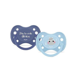 Duo anatomische fopspenen - DODIE - EDL A102 - +6 maanden - Nijlpaard