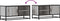 vidaXL - Tv-meubel - 80x34,5x40 - cm - bewerkt - hout - metaal - grijs - sonoma - eiken