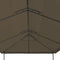vidaXL - Prieel - met - gordijnen - 180 - g/m² - 600x298x270 - cm - taupe